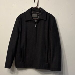 Calvin Klein Charcoal Wool Over Coat